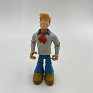 Hanna Barbera Scooby Doo Fred Jones Thinkway Toys 2007 4.5" Inch Action Figure